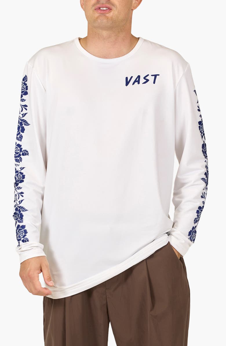 VAST New Rosa Performance Long Sleeve T-Shirt, Alternate, color, White