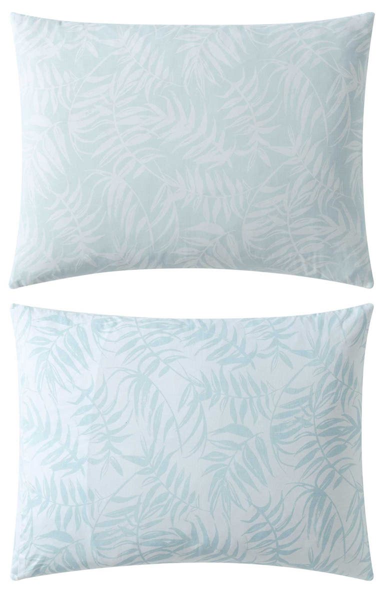 Tommy Bahama Art of Palms Comforter Set, Alternate, color, Blue Lagoon
