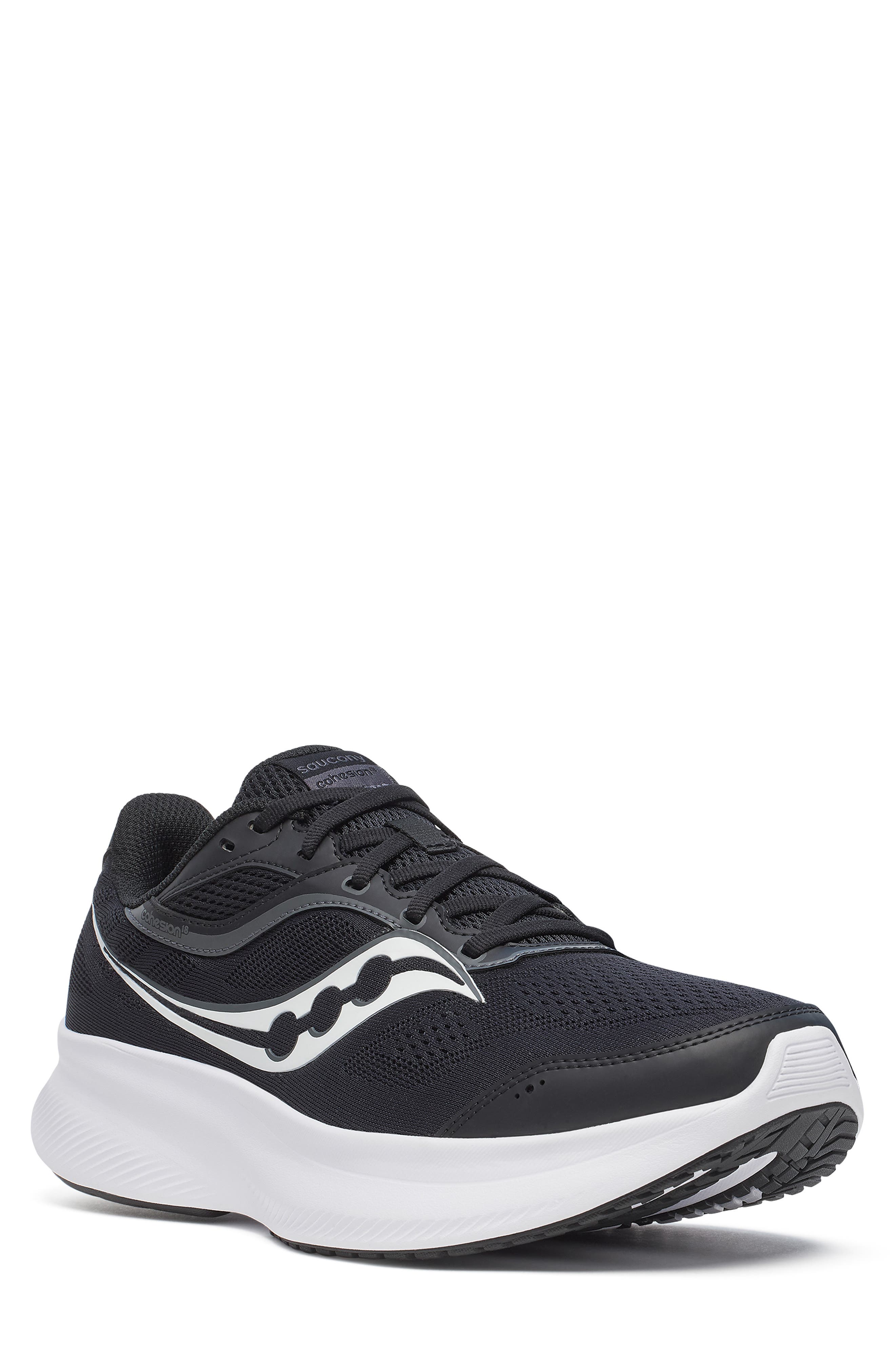 Cohesion 18 Running Shoe, Main, color, BLACK/ WHITE