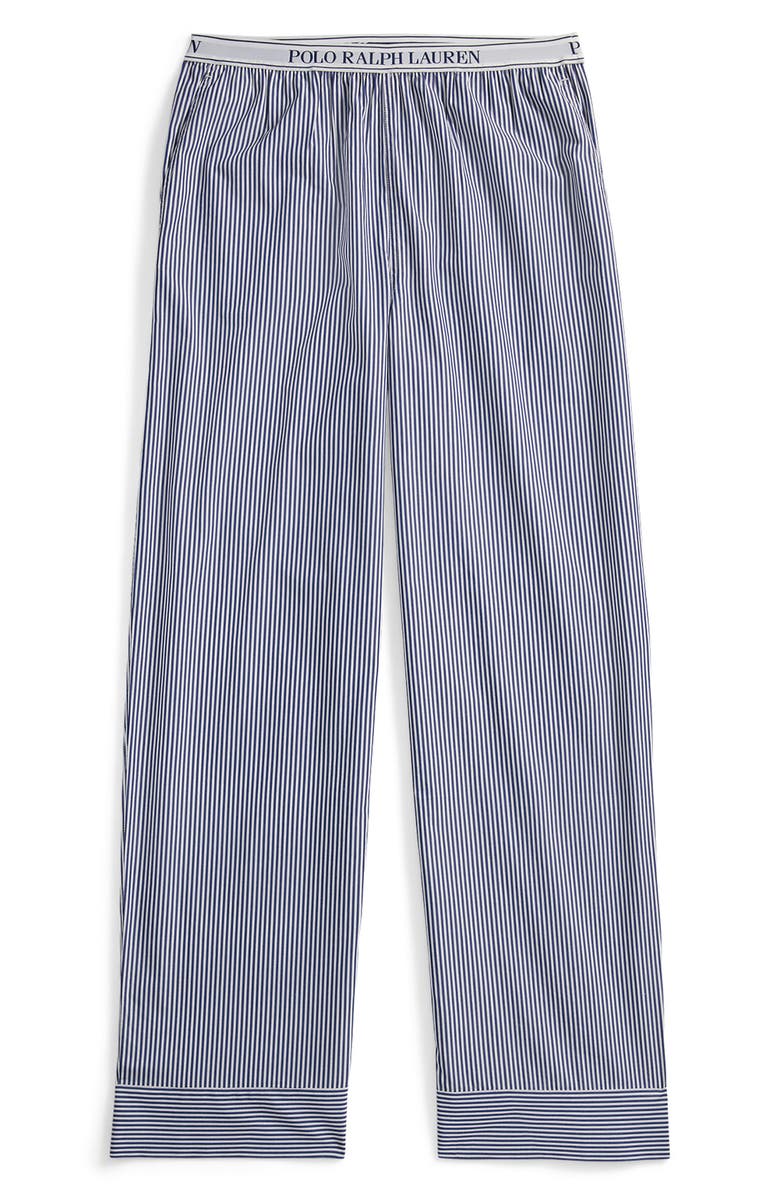 Polo Ralph Lauren Stripe Cotton Pajama Pants, Alternate, color, Polo Ralph Lauren Stripes