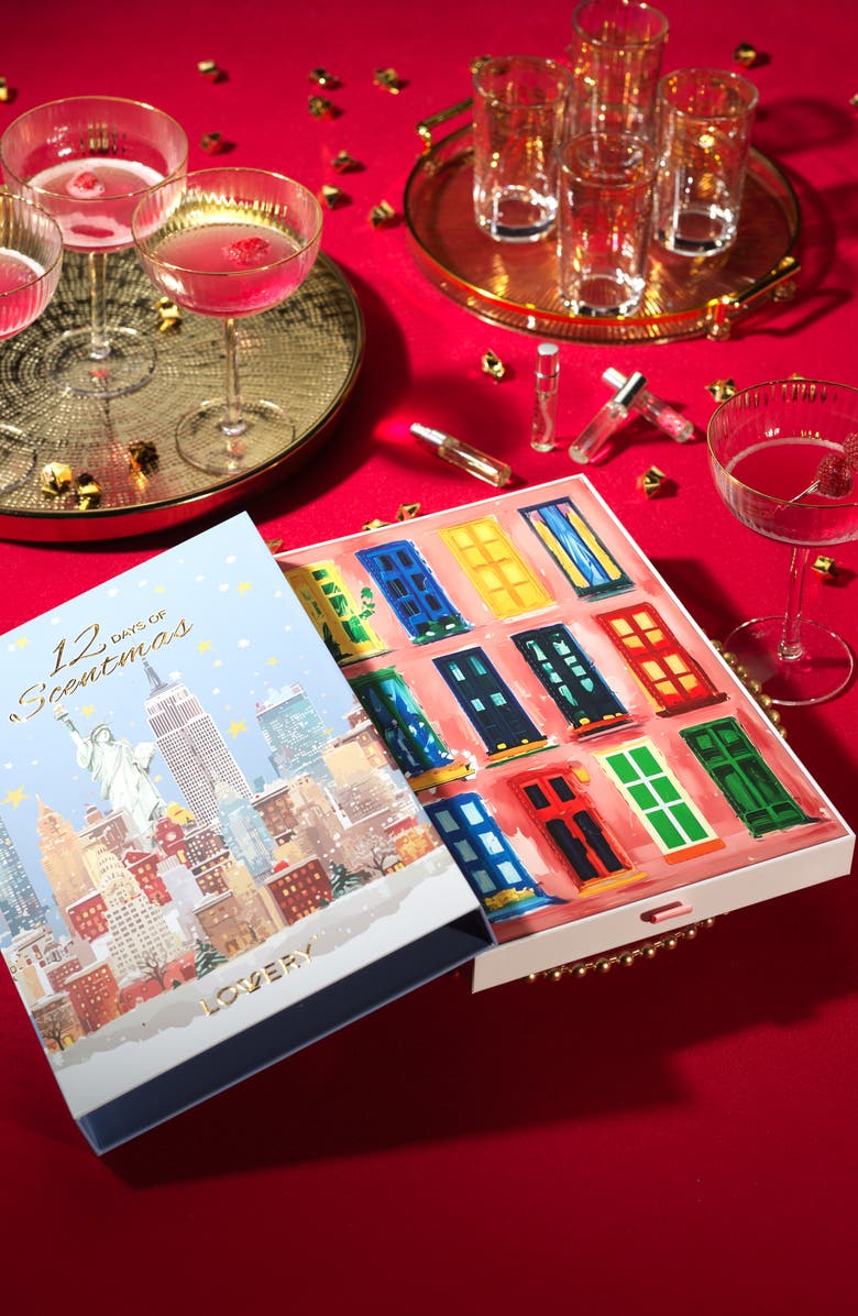 Lovery 12-Pc Limited-Edition Luxury Eau de Parfum Advent Calendar Scentmas Gift Set, Alternate, color, Multi