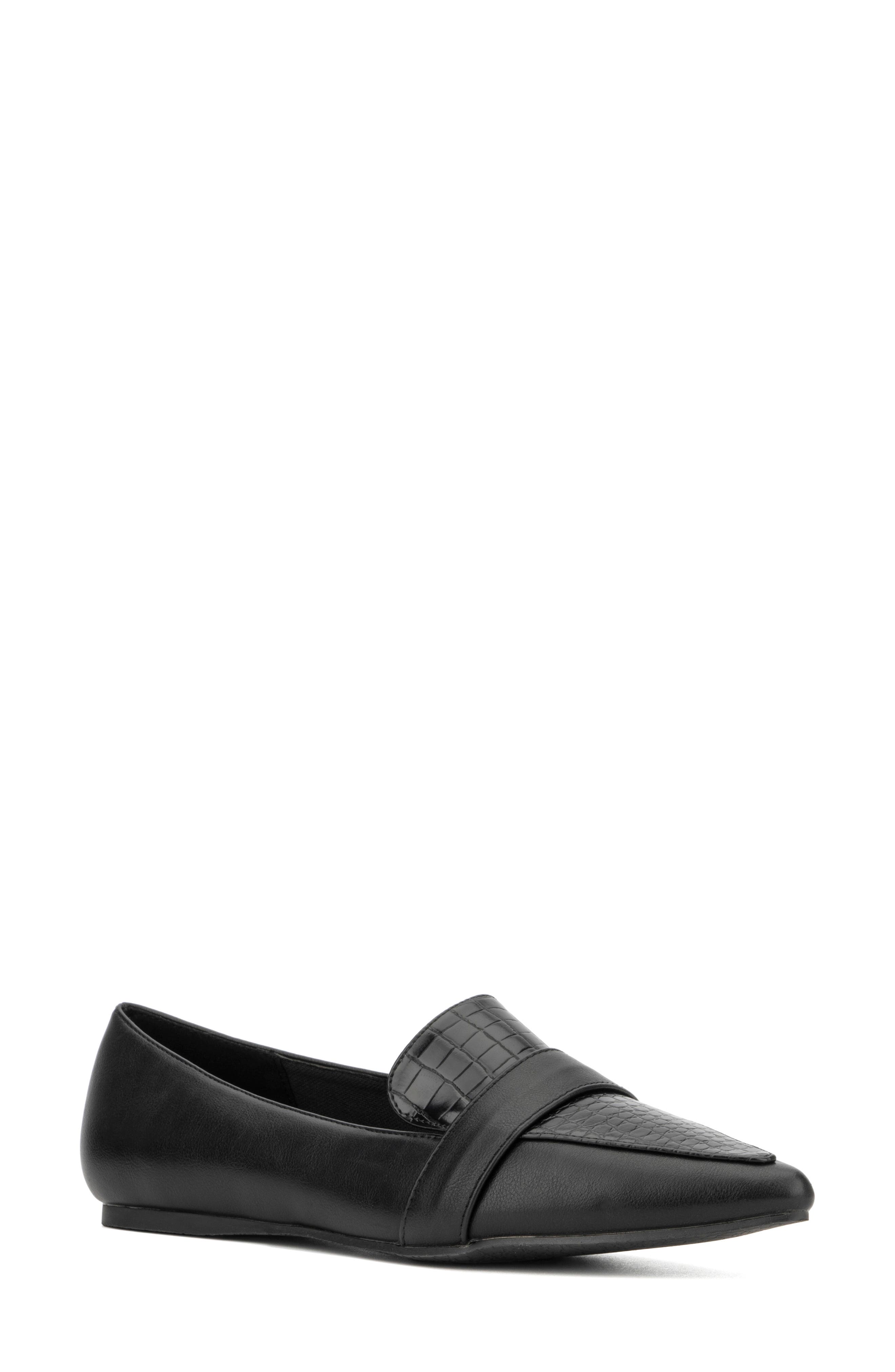 NEW YORK AND COMPANY Verity Houndstooth Loafer, Main, color, 