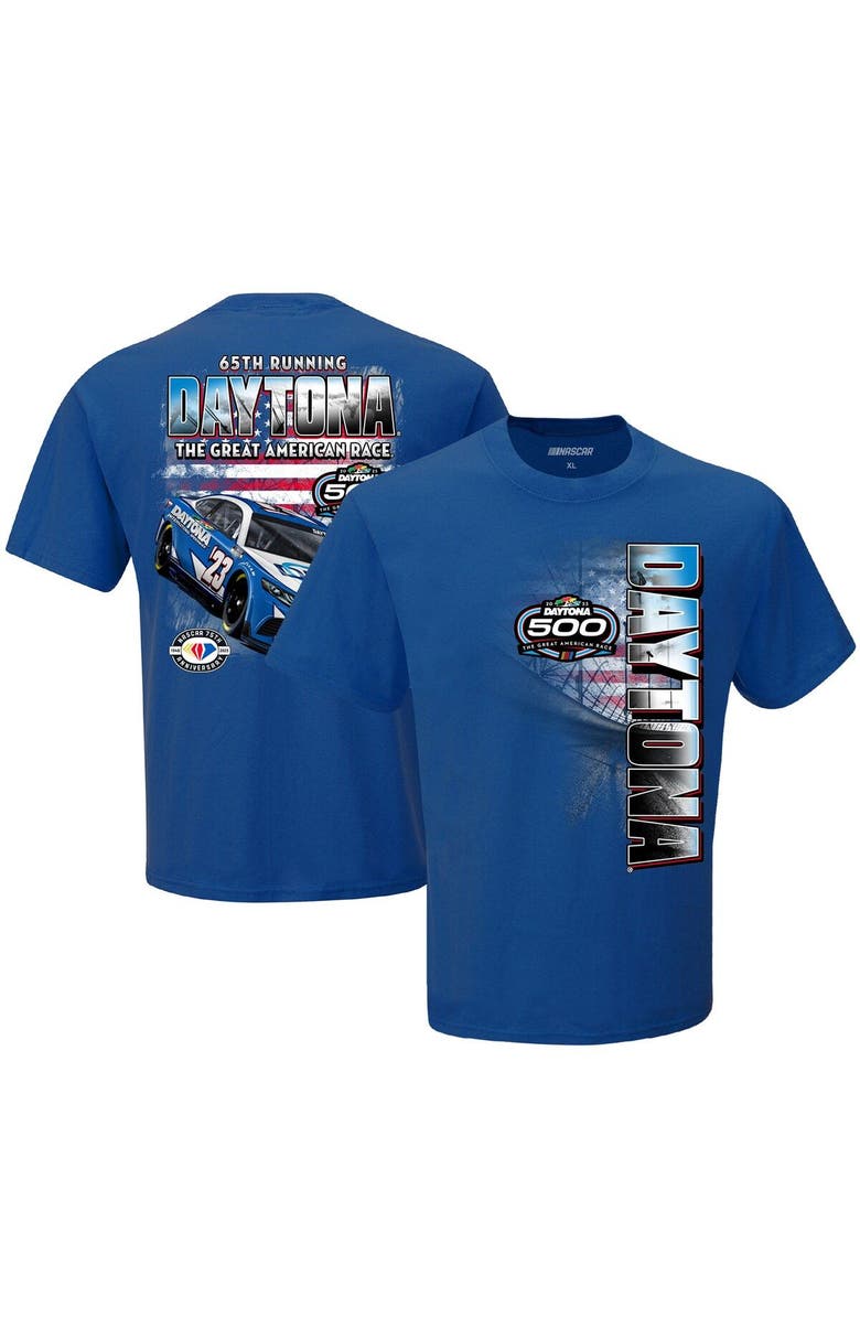 CHECKERED FLAG Men's Checkered Flag Royal 2023 Daytona 500 T-Shirt, Main, color,