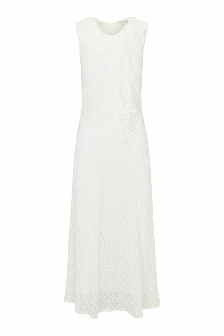 Fiona Stretch Lace Dress, Alternate, color, WHITE