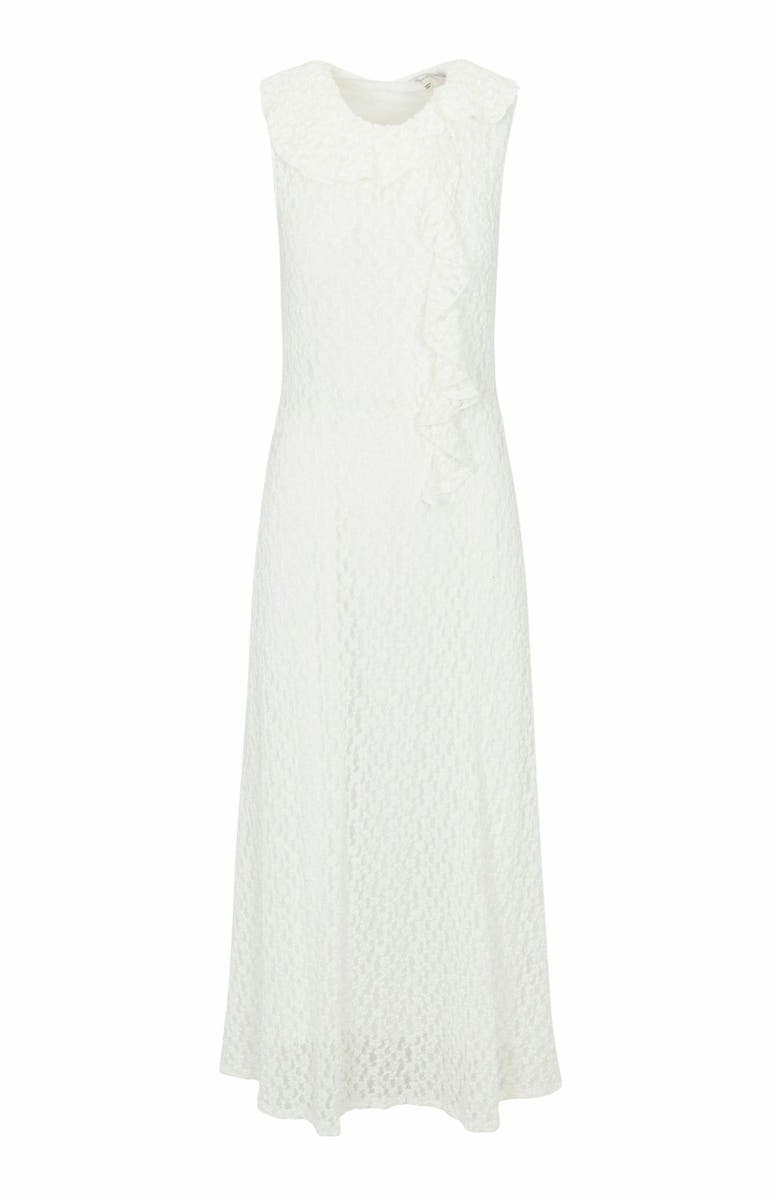 Rebecca Taylor Fiona Stretch Lace Dress, Alternate, color, White