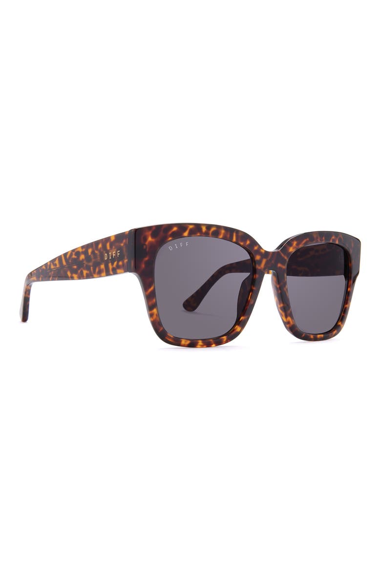 Bella II 54mm Square Sunglasses, Alternate, color, WILDCAT LEOPARD/ GREY