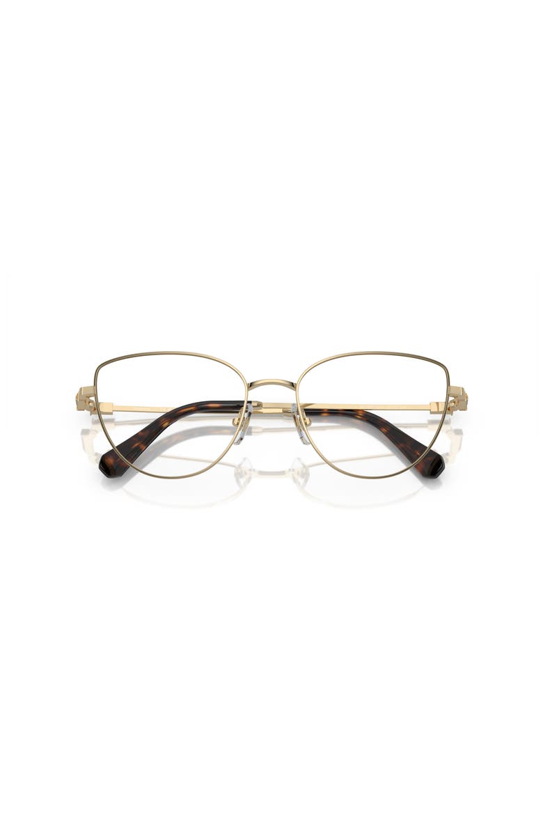 55mm Cat Eye optical glasses, Alternate, color, Gold/ Tortoise