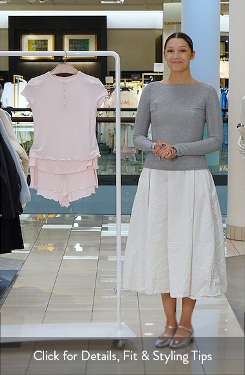 Henley& Foldover Shorts Set, sales video thumbnail