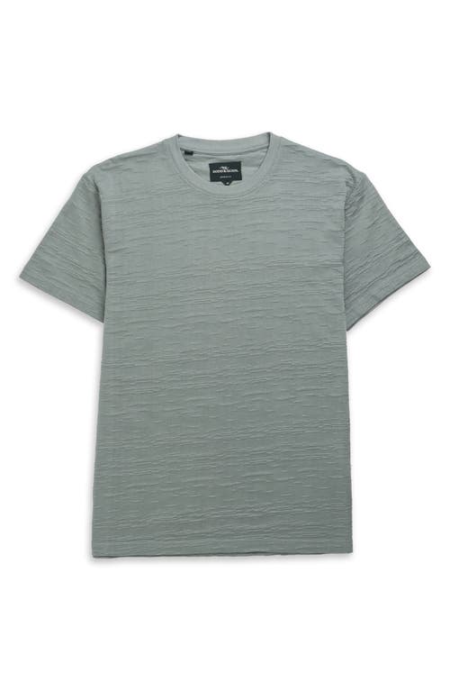 Rodd & Gunn Leith Valley Jacquard Fitted Tee In Sage Green