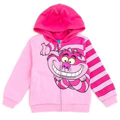 Alice in Wonderland Cheshire Cat Fleece Zip-Up Hoodie