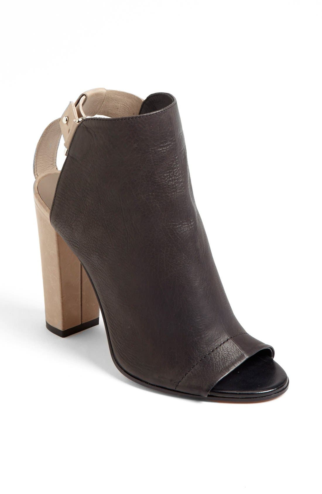 'Addison' Bootie, Main, color, BLACK/ WOODSMOKE