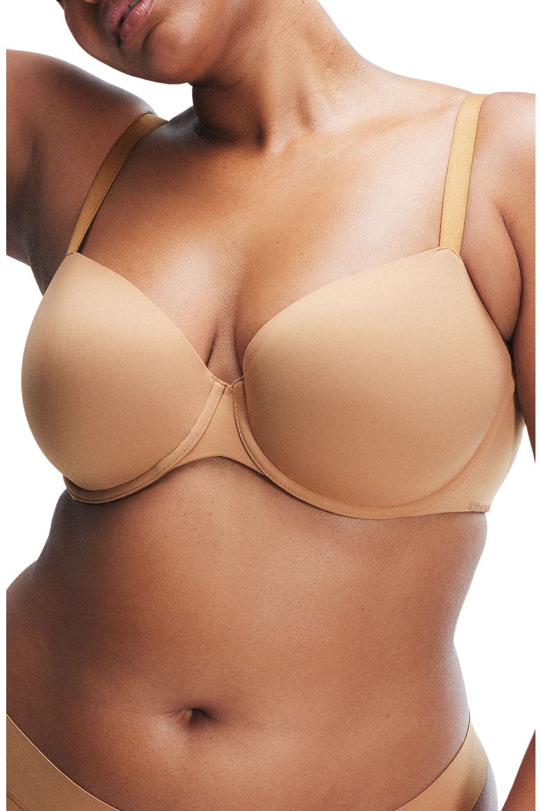 Soft N' Savage Padded Demi Bra, Alternate, color, SWEET LATTE NUDE