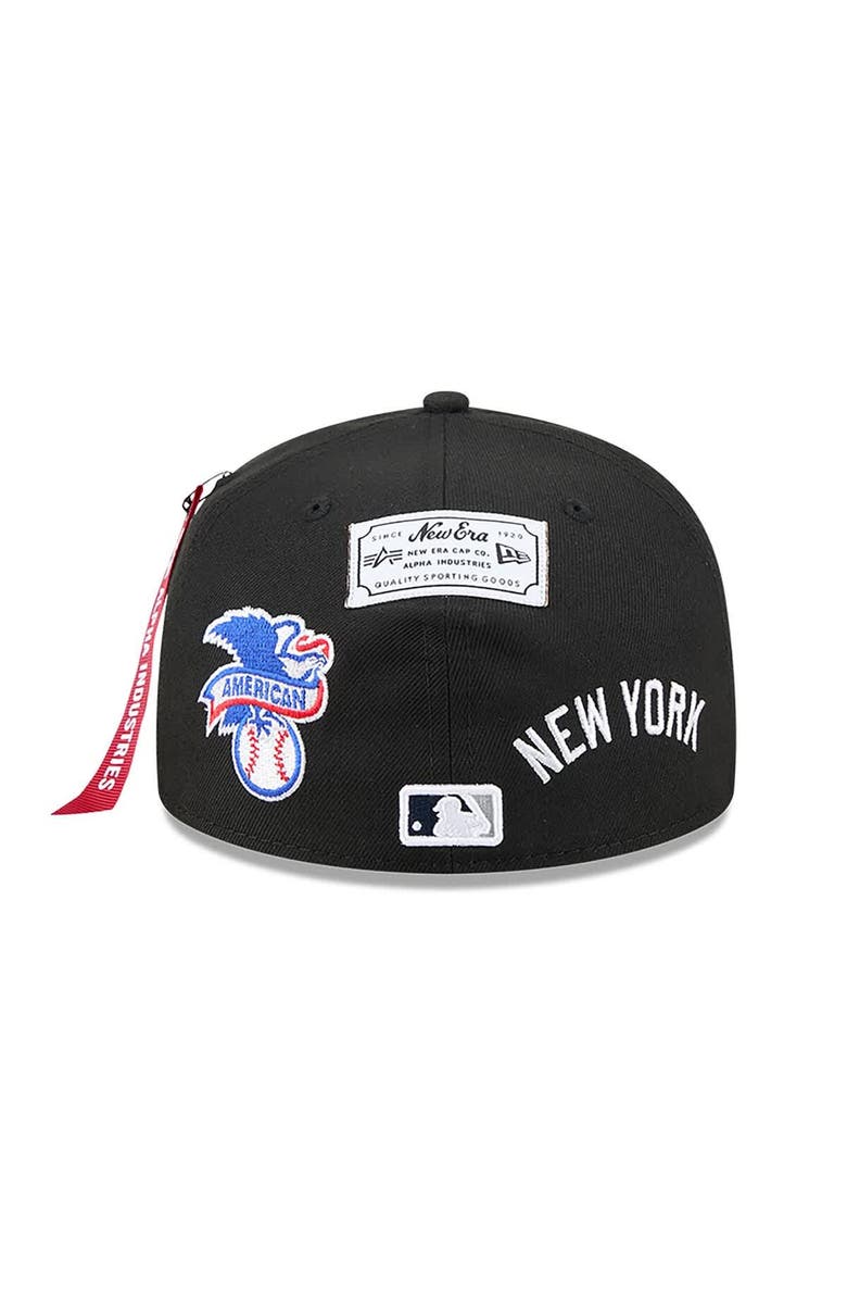 New Era x Alpha Industries Men's New Era x Alpha Industries  Black New York Yankees 59FIFTY Fitted Hat, Alternate, color, Black