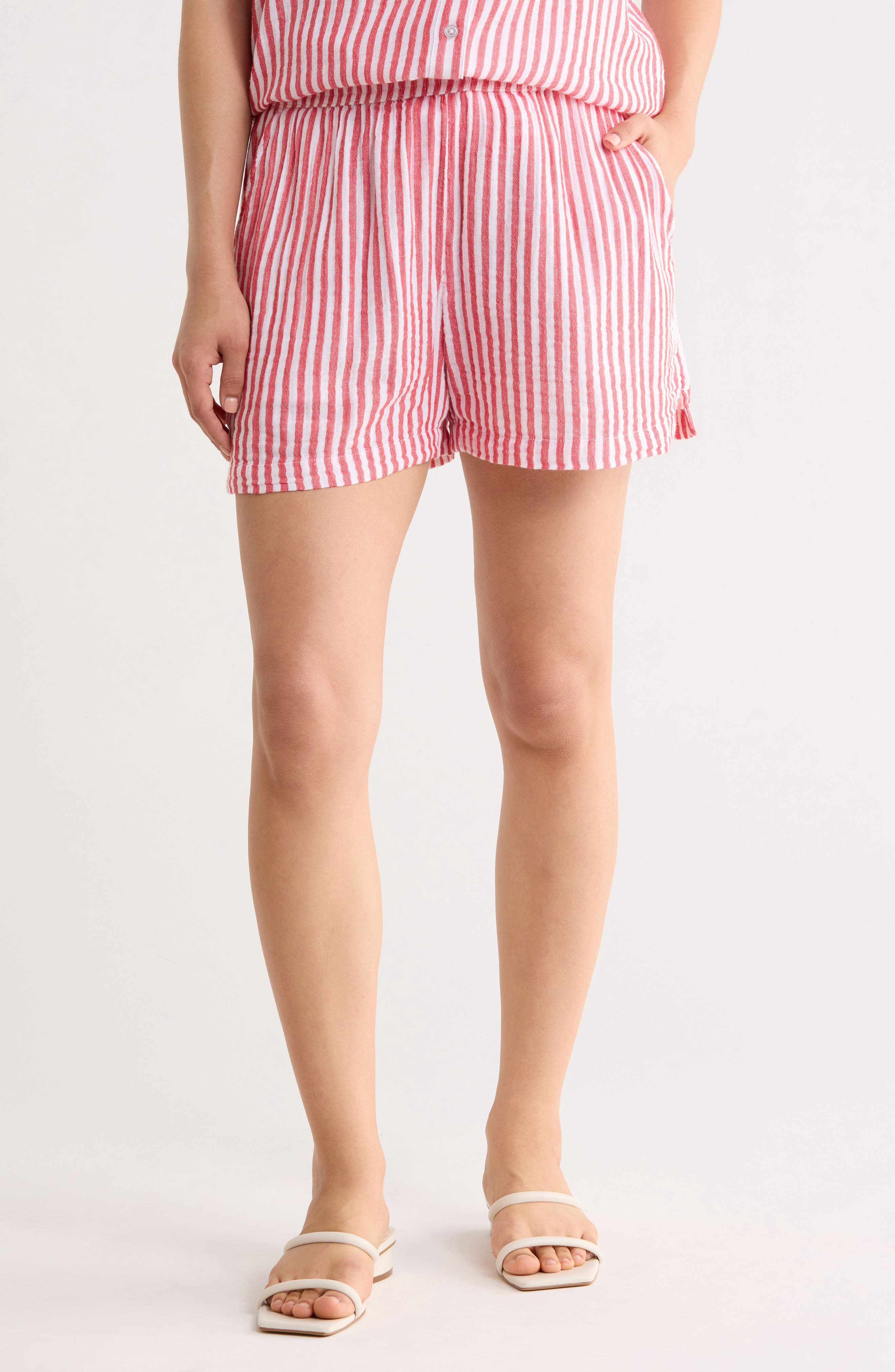 selected RED RADISH BRIANNE STRIPE