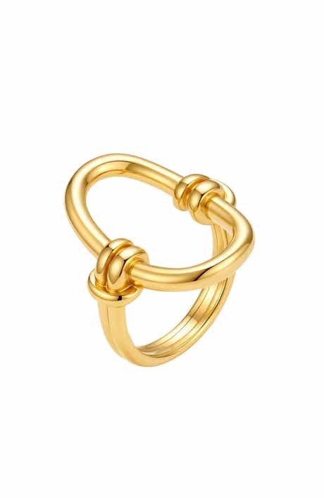 Outline Oval Statement Ring