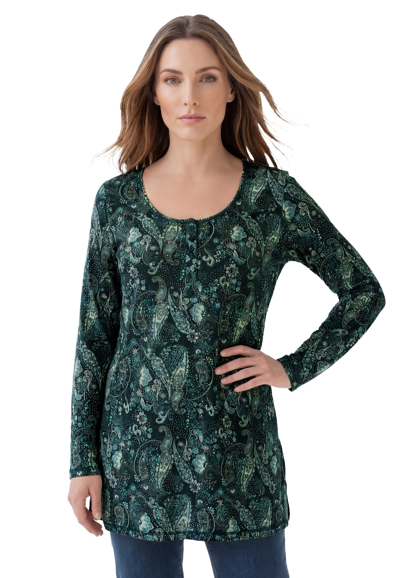 EMERALD FINE PAISLEY