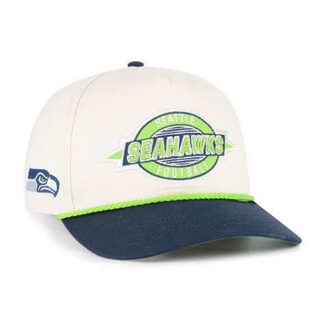 Men's '47  Natural Seattle Seahawks Frame Out Two Tone Hitch Adjustable Hat