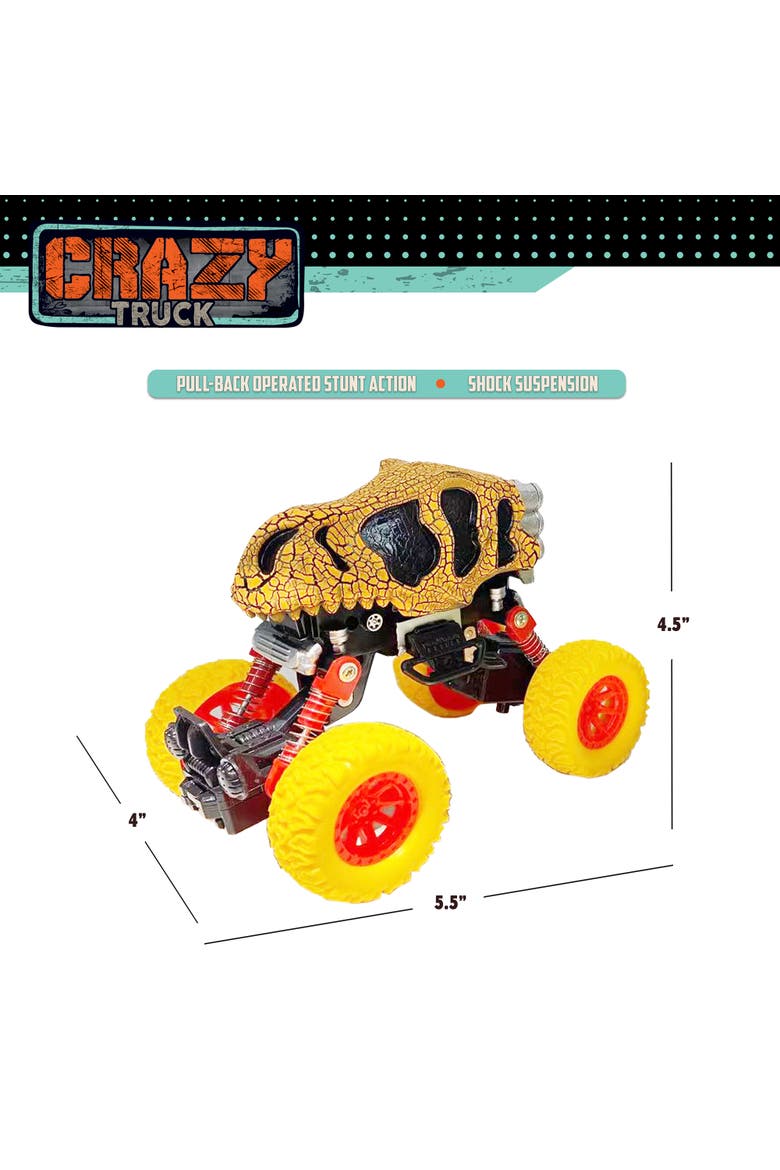 Dinosaur Monster Truck 4.5", Alternate, color, Multicolored
