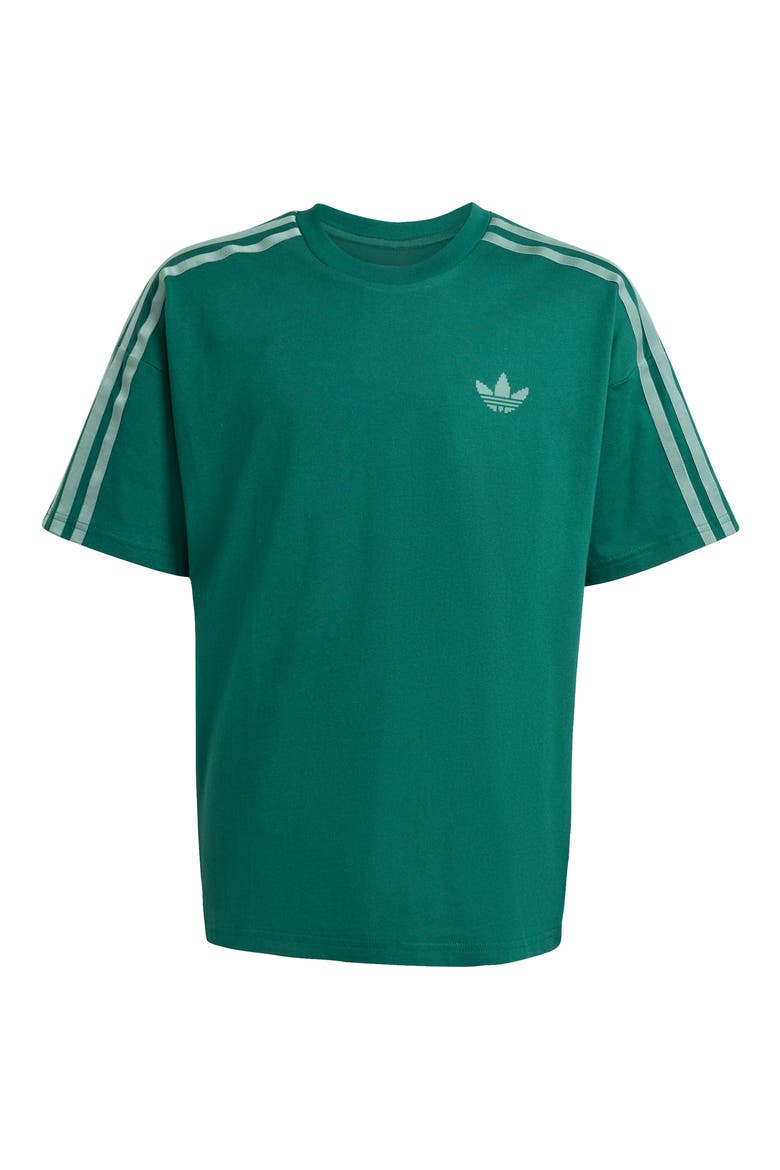 Kids' Minecraft 3-Stripes Graphic T-Shirt, Main, color, COLLEGIATE GREEN
