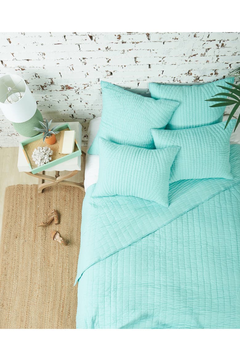 James Cotton Euro Pillow Sham, Alternate, color, Green