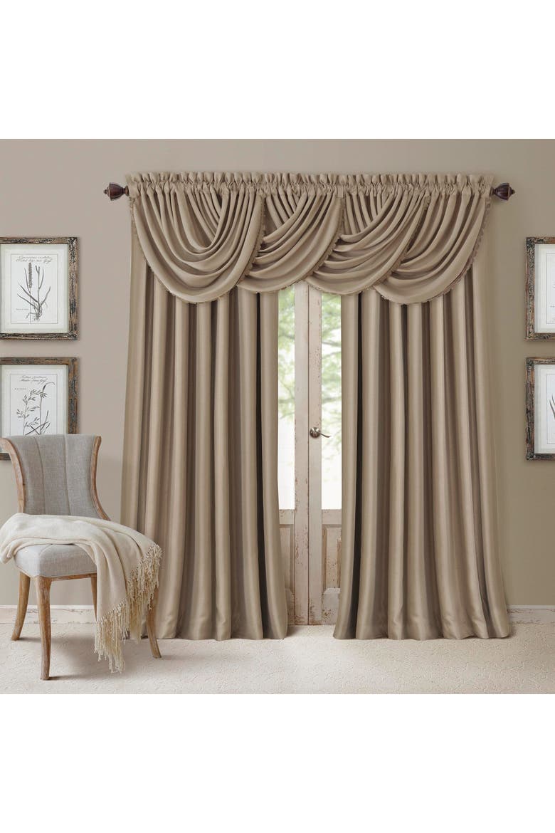 All Seasons Blackout Window Curtain, Alternate, color, Taupe