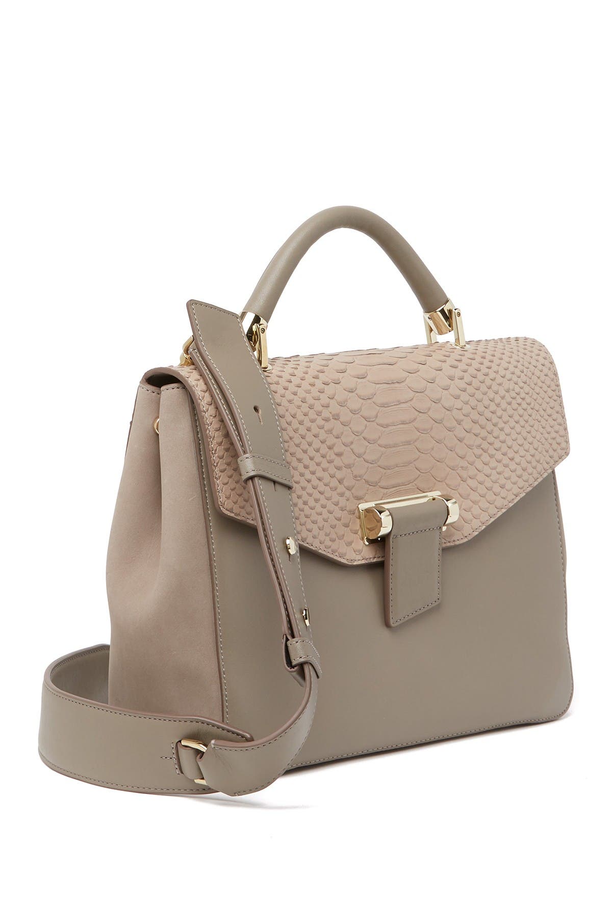 TUMI Brooke Snake Embossed Crossbody, Alternate, color, 