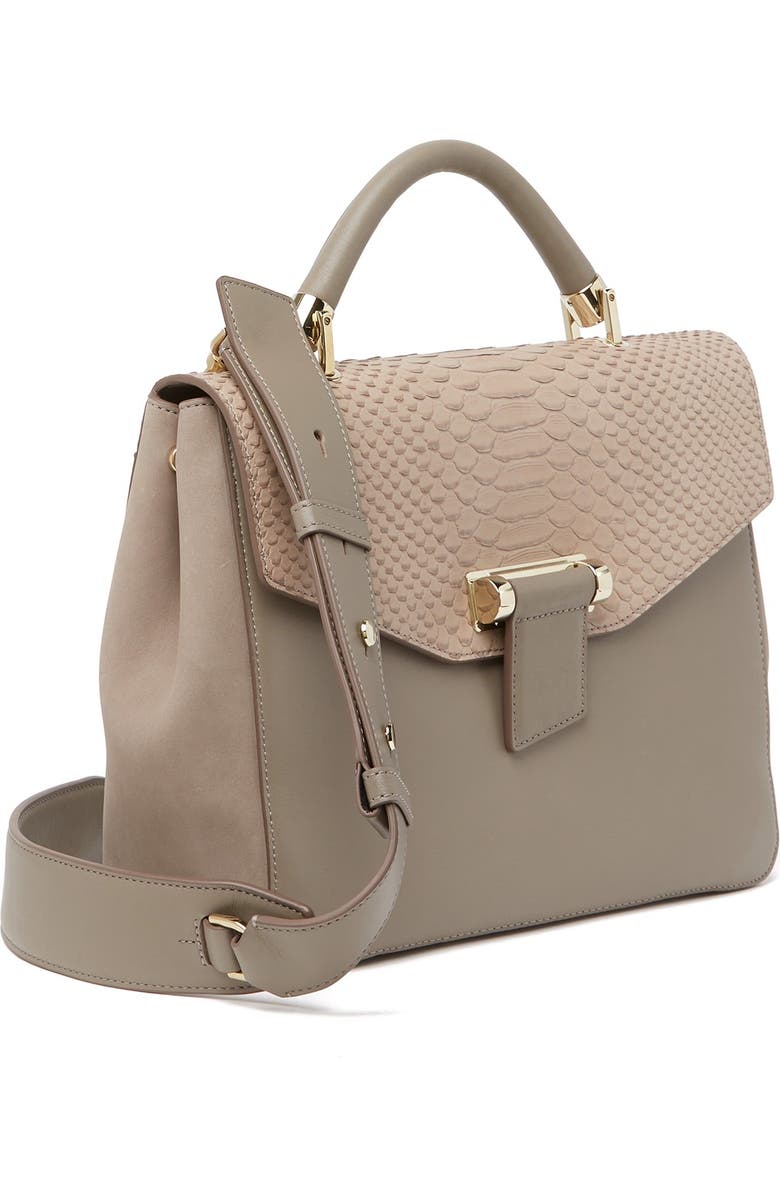 TUMI Brooke Snake Embossed Crossbody, Alternate, color,