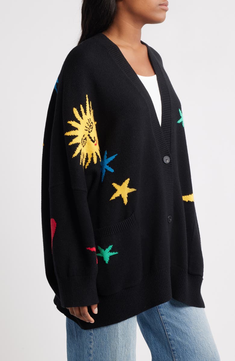 Dressed in Lala Celestial Oversize Cardigan, Alternate, color, 
