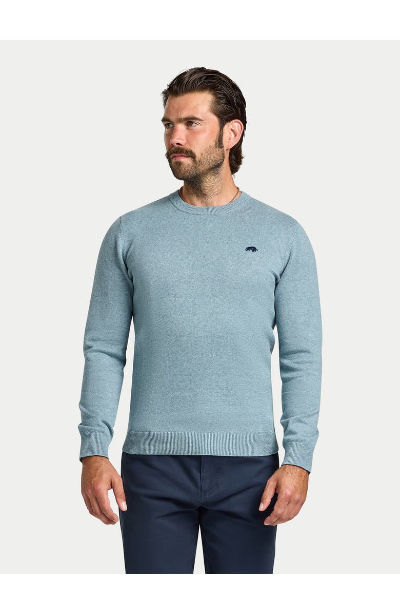 Raging Bull Classic Crew Neck Sweater, Main, color, Green Marl