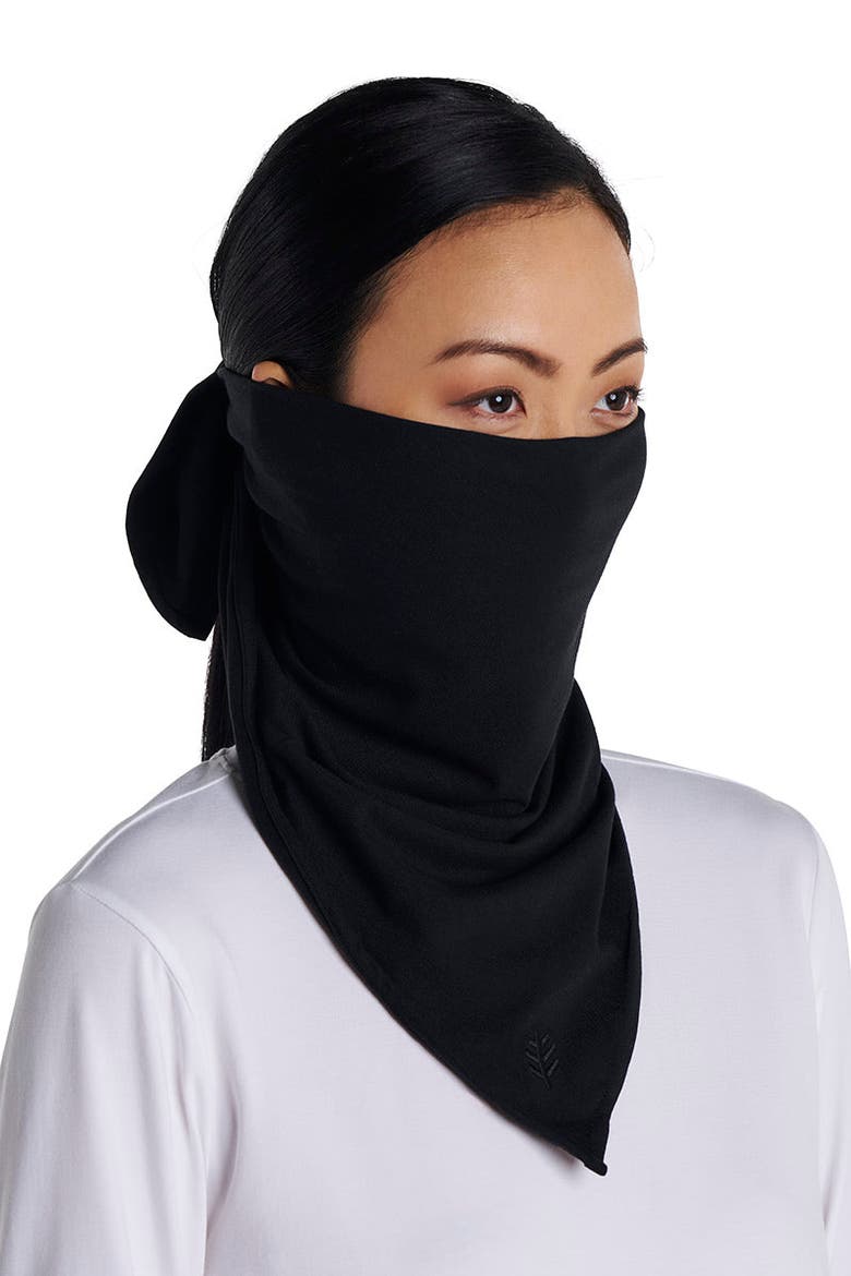 Sanibel Everyday Beach Bandana, UPF 50+ Sun Protection, Main, color, Black