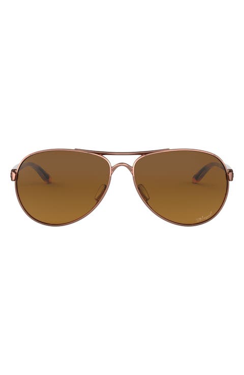 59mm Polarized Aviator Sunglasses