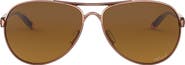 Oakley 59mm Polarized Aviator Sunglasses