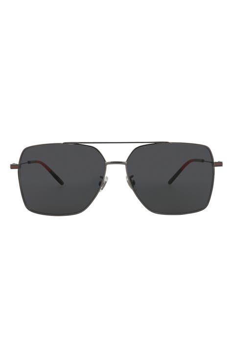 Gucci 61mm aviator sunglasses on sale