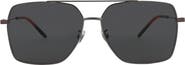 Gucci 61mm Aviator Sunglasses
