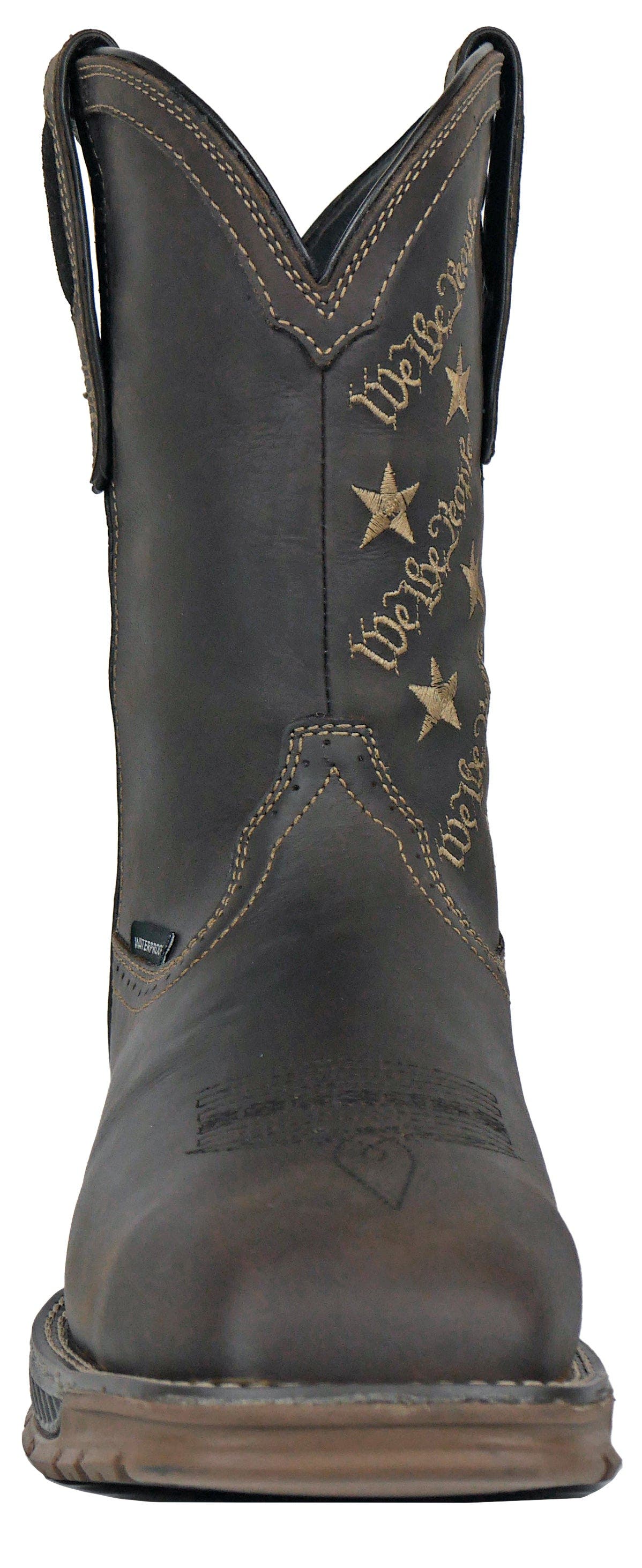 Hoss Boot Company HOSS We The People Composite Toe Western Work Boot, Alternate, color, Brown