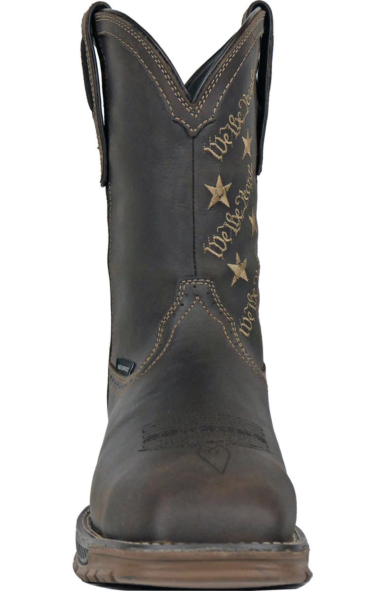 Hoss Boot Company HOSS We The People Composite Toe Western Work Boot, Alternate, color, Brown