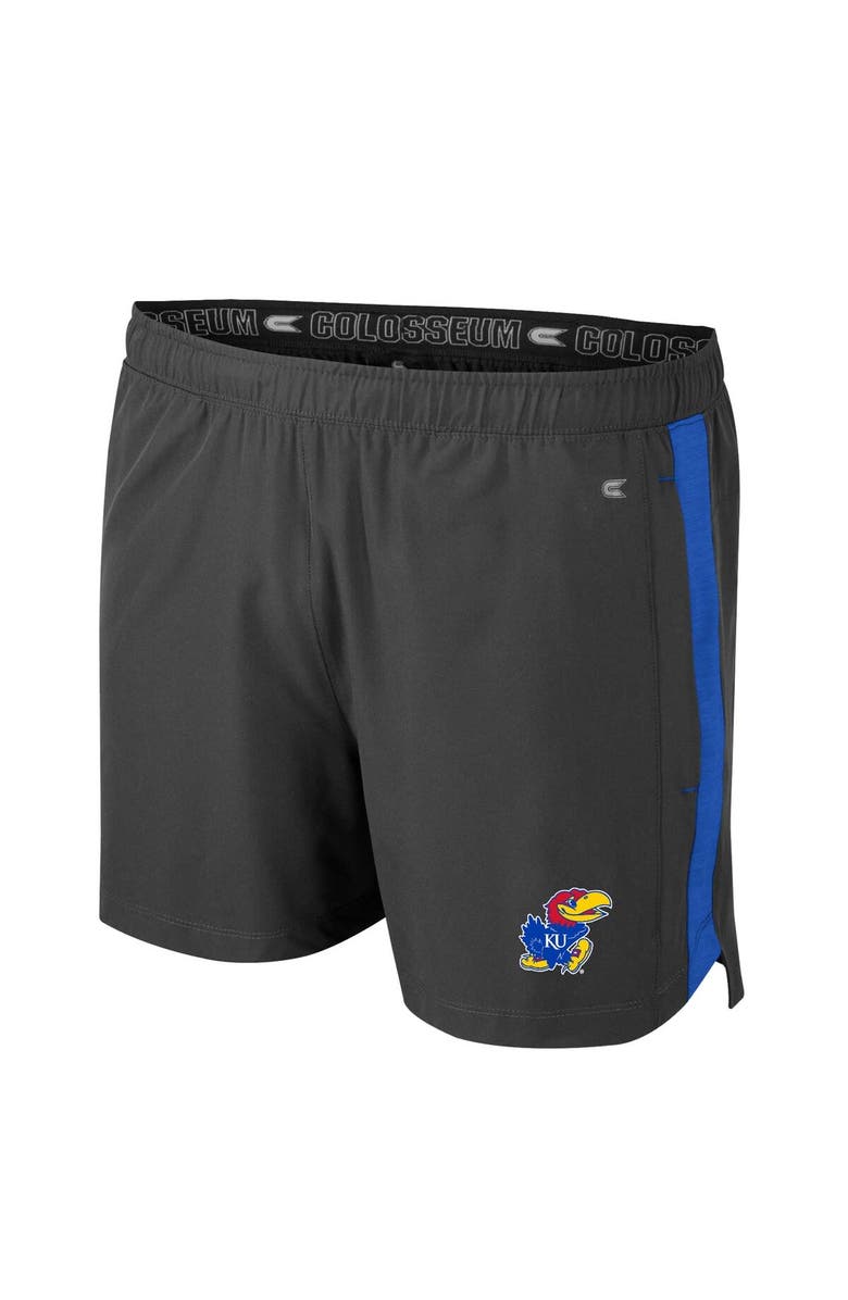COLOSSEUM Men's Colosseum Charcoal Kansas Jayhawks Langmore Shorts, Alternate, color, Charcoal