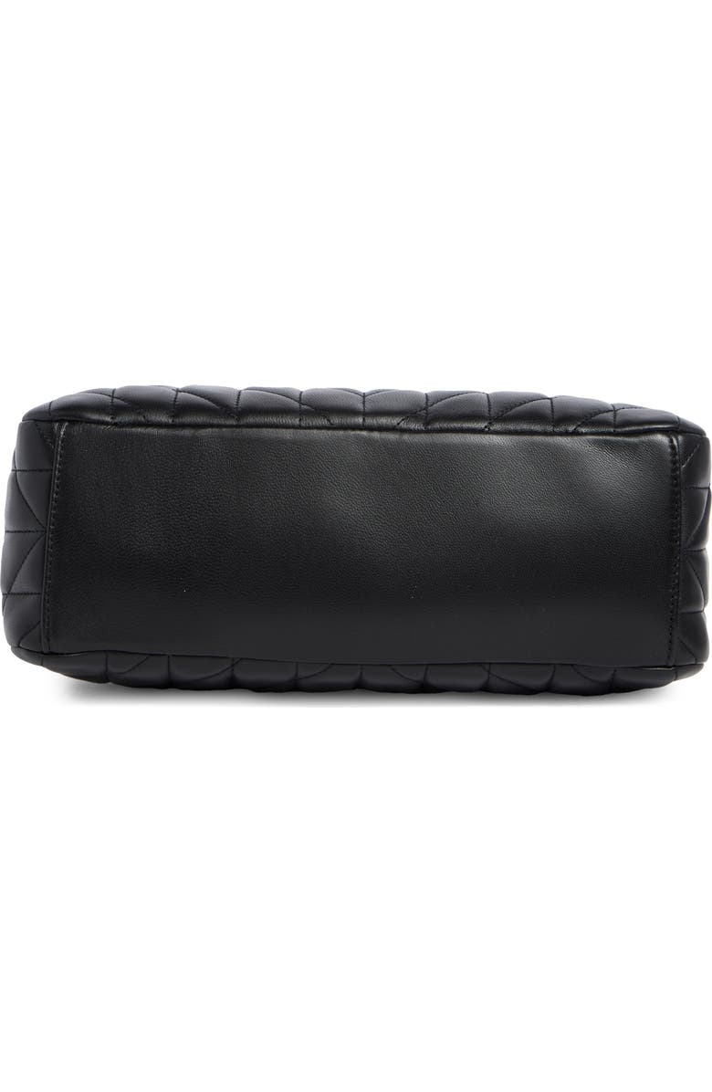 KARL LAGERFELD PARIS Lafayette Satchel Shoulder Bag, Alternate, color, Black/ Gold