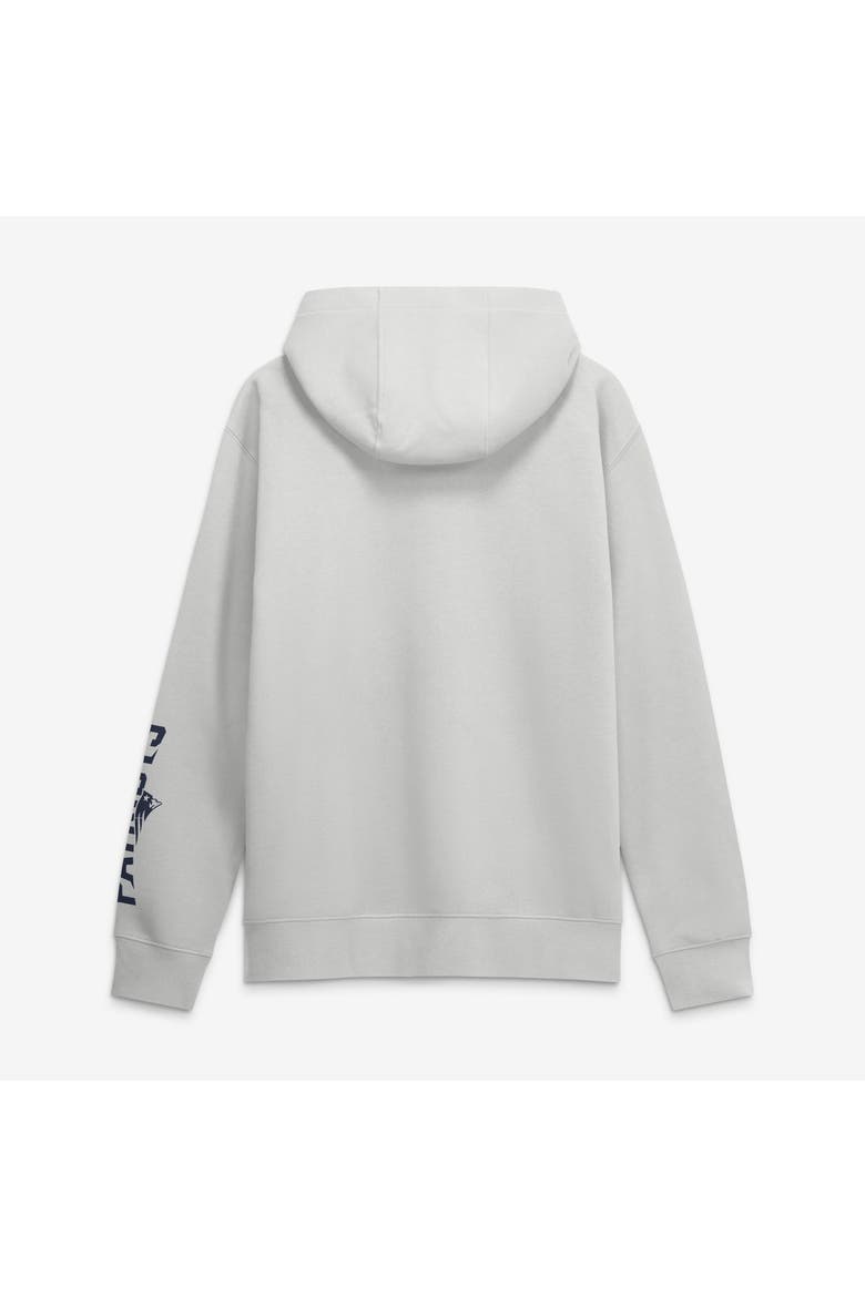 Men's Nike Gray New England Patriots Cool Down Club Full-Zip Hoodie, Alternate, color, Gray