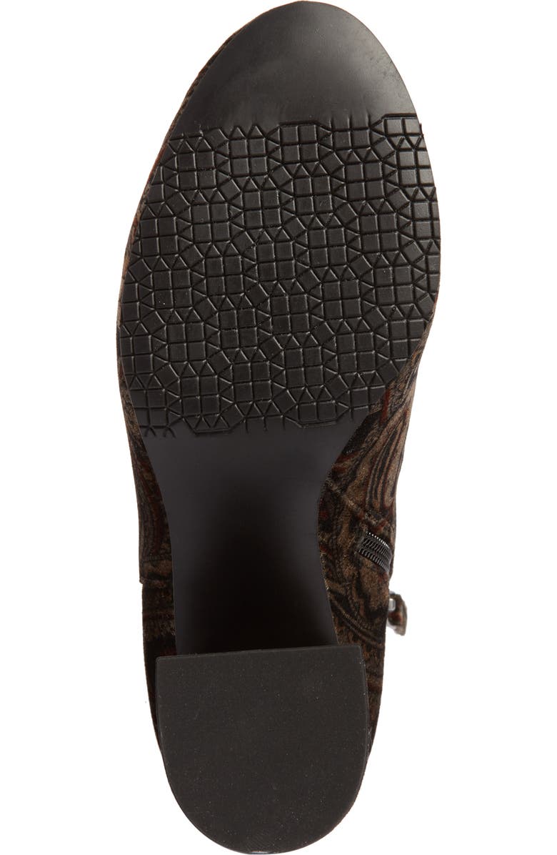 BP. Kolo Paisley Velvet Bootie, Alternate, color,