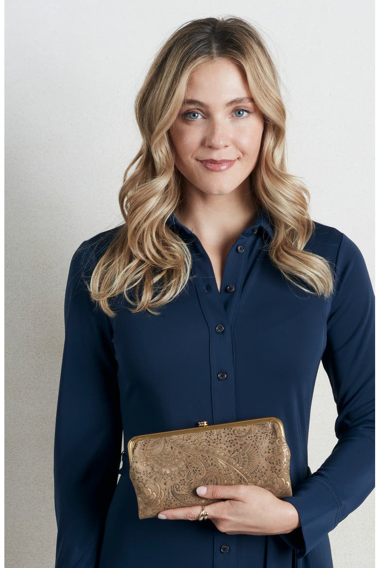Lauren Clutch Wallet, Alternate, color, MINK FOLKLORE