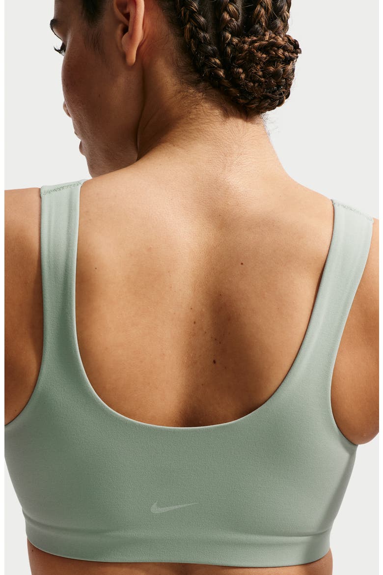 Zenvy Dri-FIT Sports Bra, Alternate, color, STEAM/ WHITE