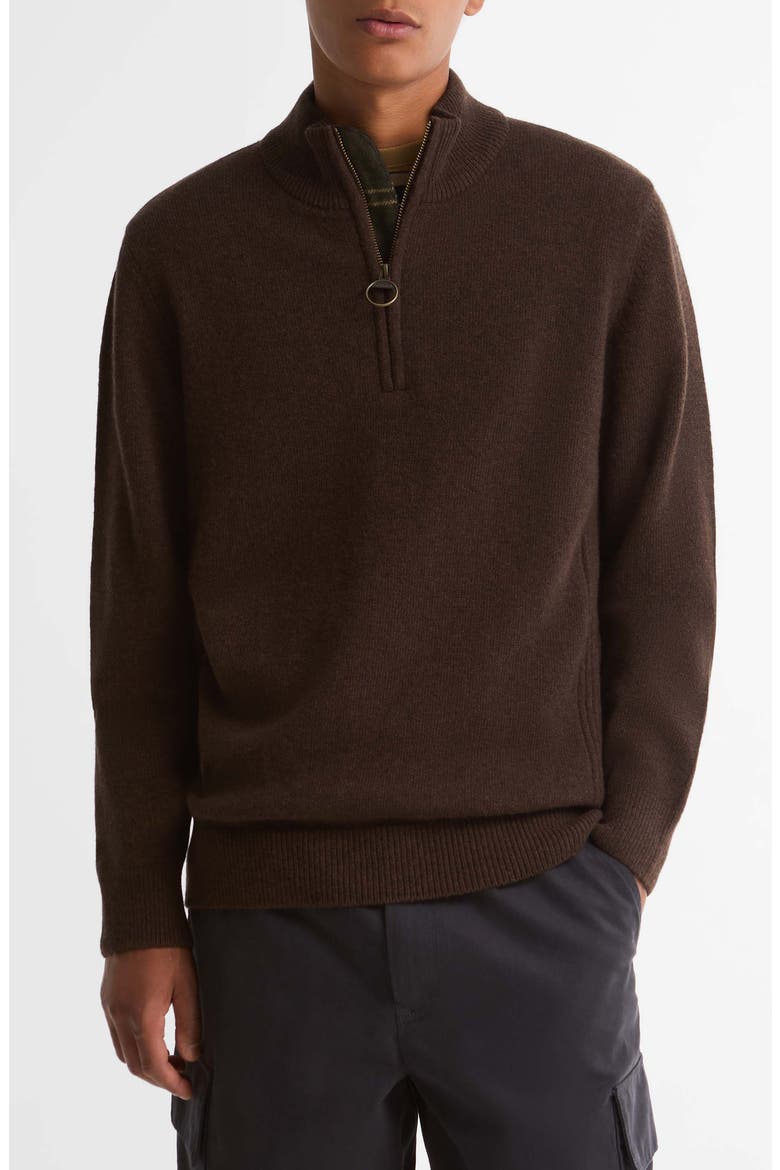 Holden Wool Pullover, Main, color, DARK OAK