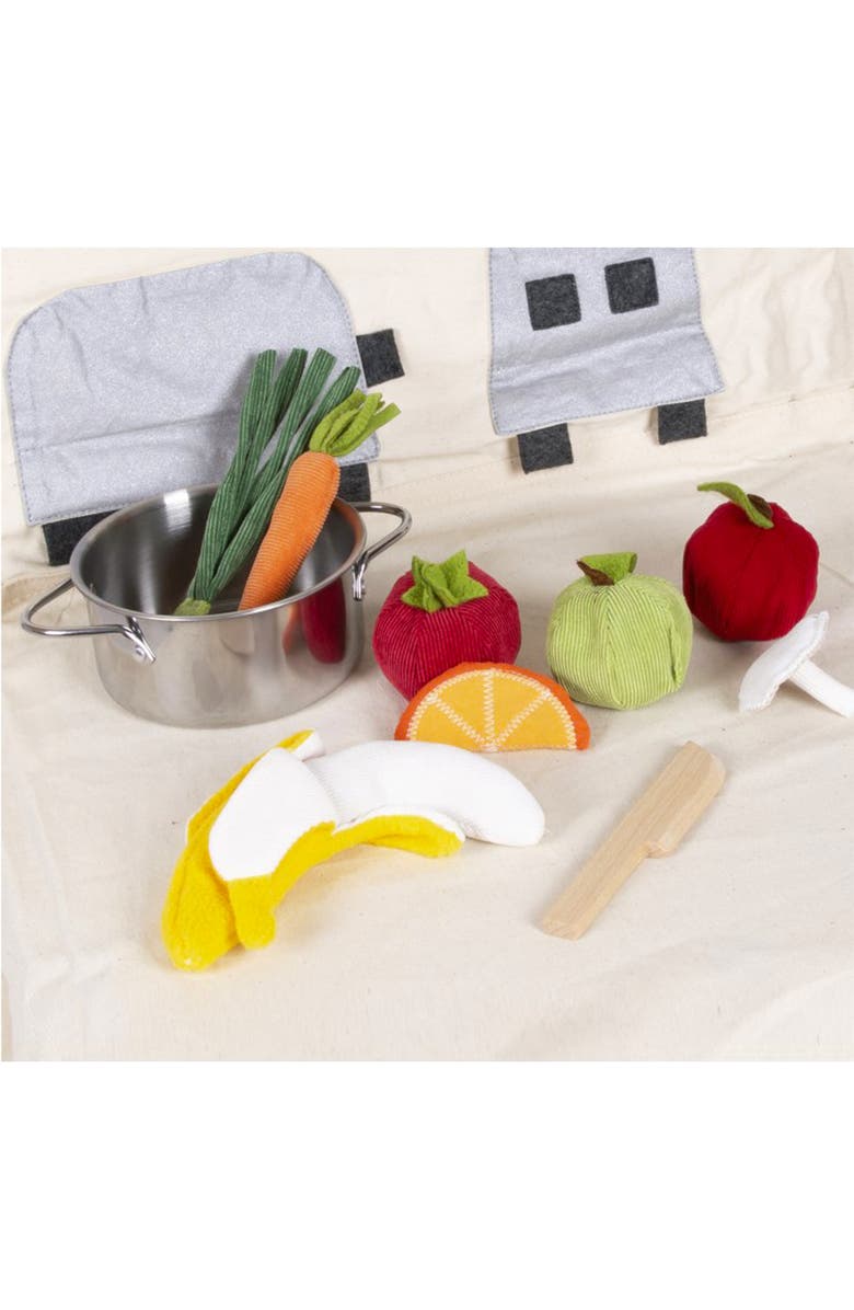 Salus Brands PopOhVer Pretend Play Plush Food Play Set, Alternate, color, 