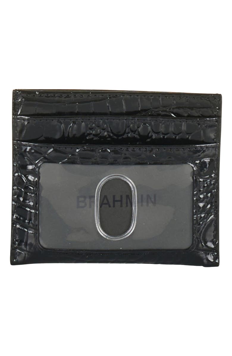 Brahmin Cheryl Leather Card Holder, Alternate, color, 