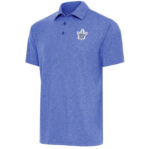 Men's Antigua  Heather Royal Toronto Maple Leafs Par Polo