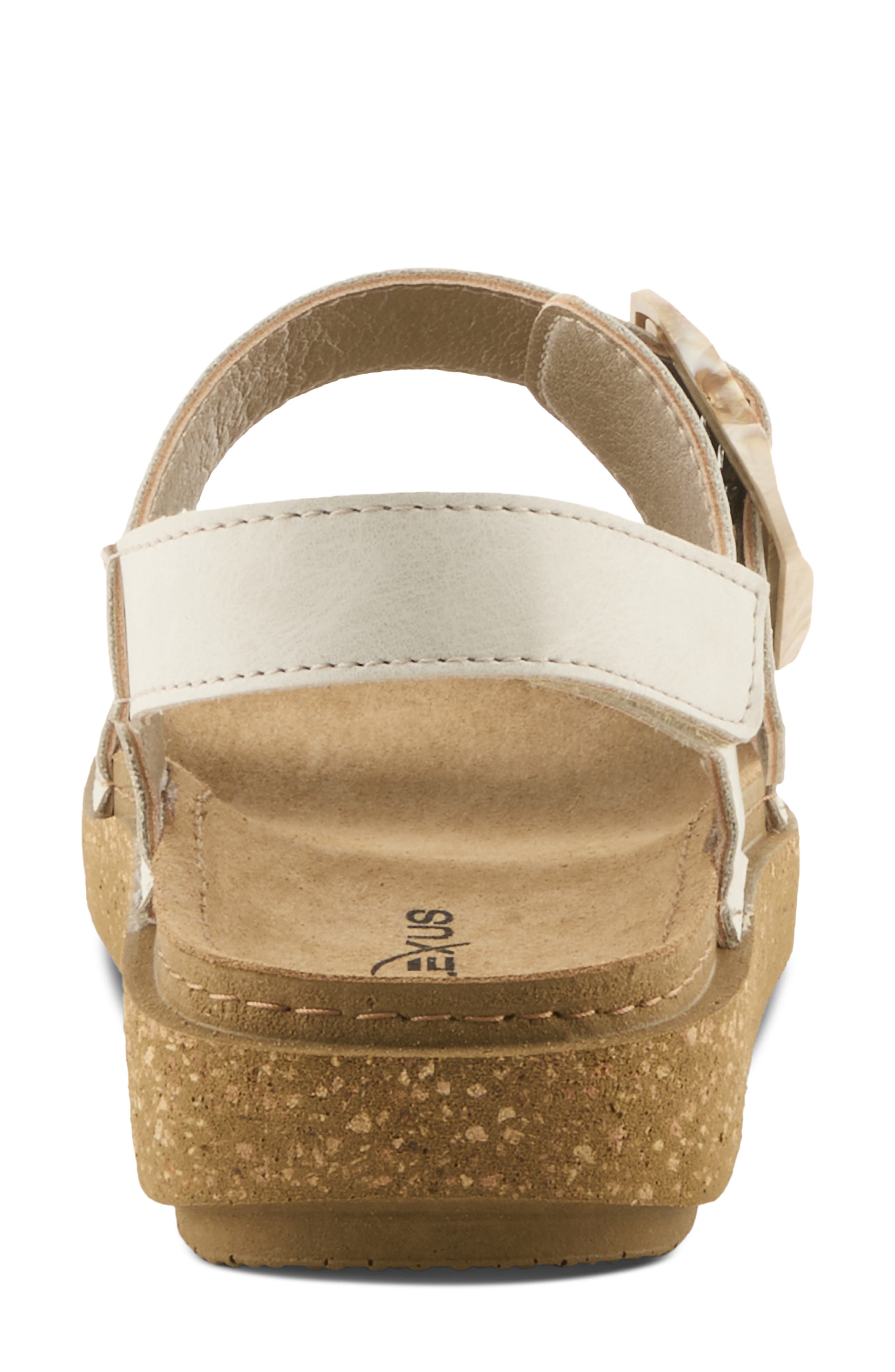 Bravies Ankle Strap Sandal, Alternate, color, BONE