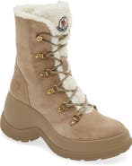 Moncler Resile Trek Faux Shearling Trim Bootie