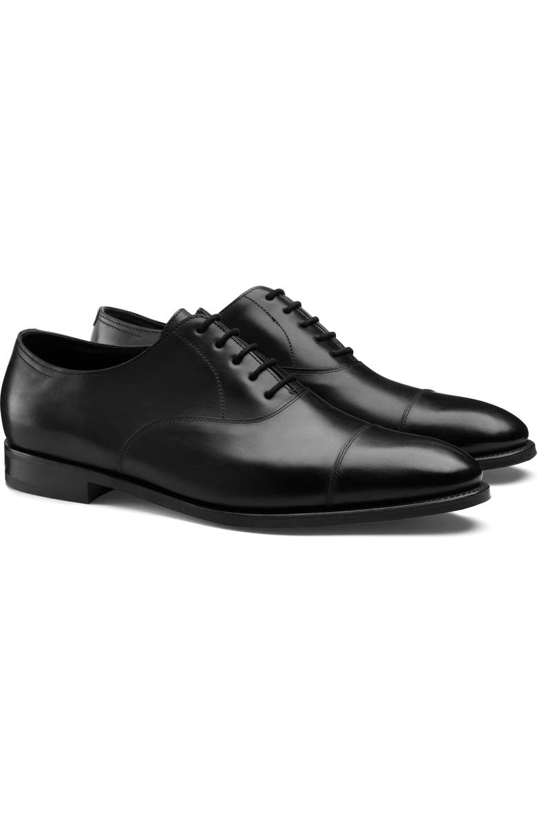 John Lobb City II Cap Toe Oxford, Main, color, Black