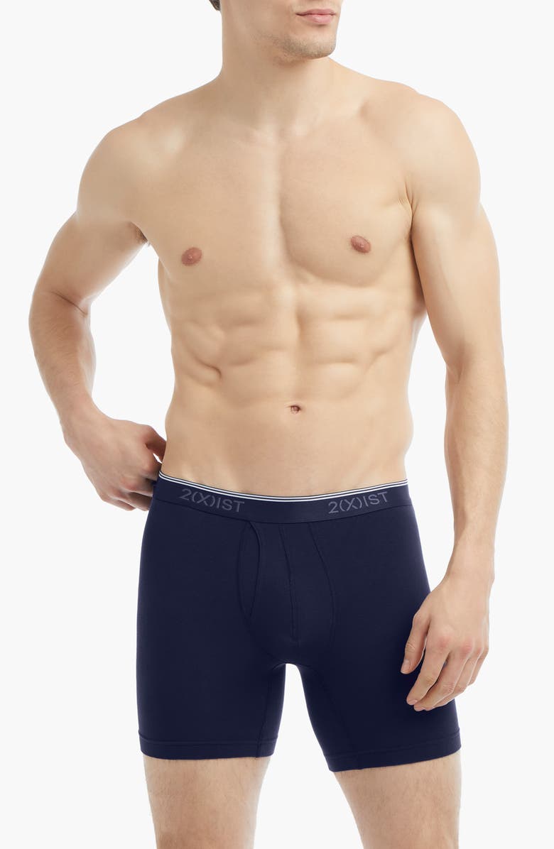 2(x)ist Assorted 3-Pack No-Show Stretch Boxer Briefs, Main, color, 